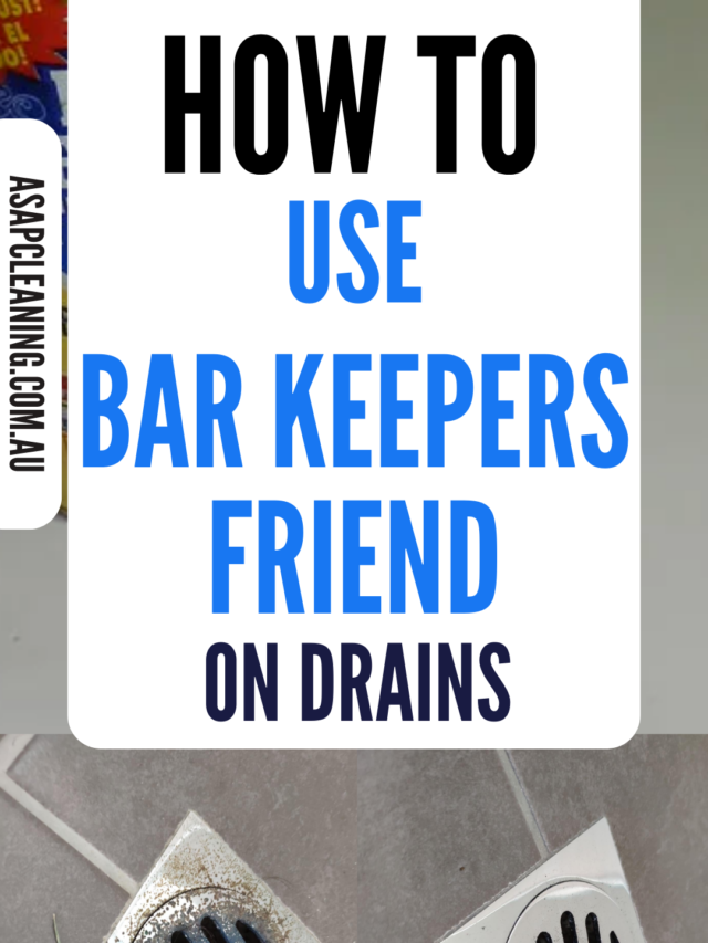 Drain Cleaning with Bar Keepers Friend